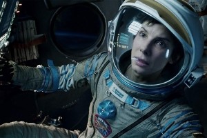 Sandra Bullock în Gravity, nominalizată la Premiul Oscar pentru cea mai bună actriţă în rol principal